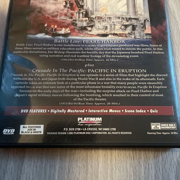 Pearl Harbor December 7th, 1941 - A Day of Infamy DVD 2 Movies On Disc - Picture 5 of 9
